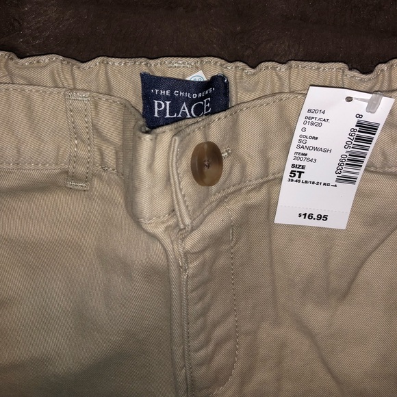 5T The Childrens Place Little Boys and Toddler Chino Pant Flax